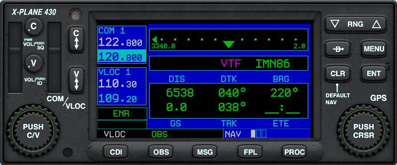 How to get VLOC to activate on Garmin 530 : r/flightsim